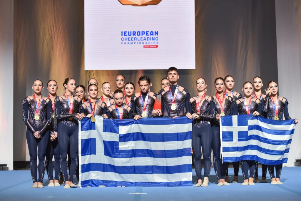 Η ομάδα Senior Jazz πανηγυρίζει τον ευρωπαϊκό τίτλο
